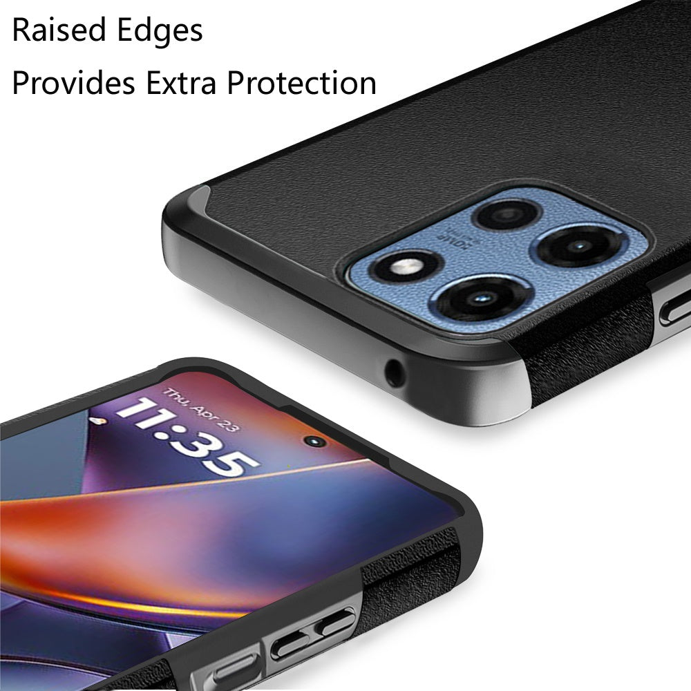 Tough Hybrid Dual Layer Hard PC TPU Rubber Bumper, Shock Absorption, Screen Protector Included