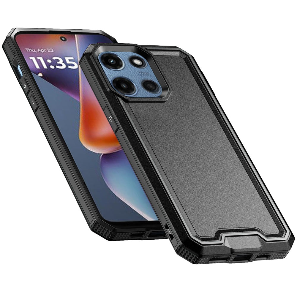 For Motorola Moto G Stylus 5G 2025 Tough Modern Fused Hybrid Armor Hard PC TPU Rubber Shockproof Drop Protection Impact Case Cover