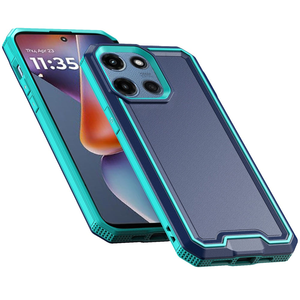 For Motorola Moto G Stylus 5G 2025 Tough Modern Fused Hybrid Armor Hard PC TPU Rubber Shockproof Drop Protection Impact Case Cover