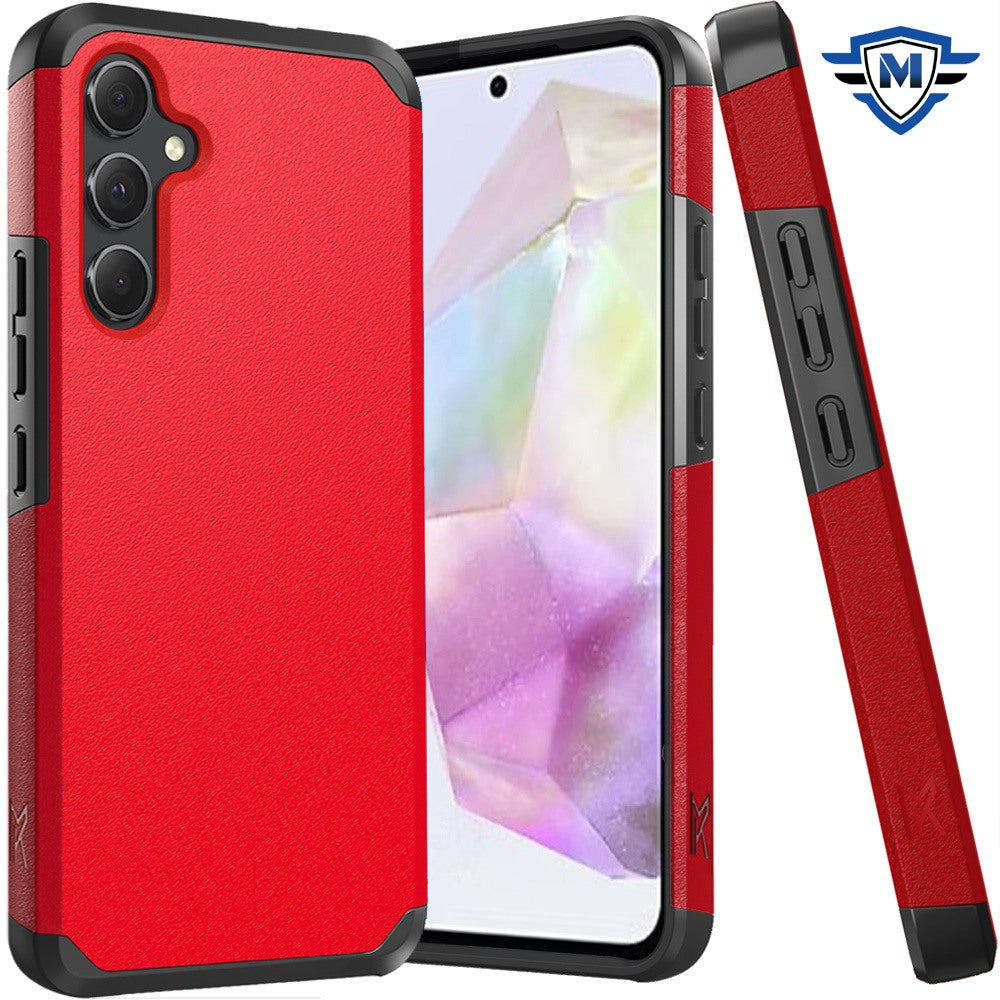 For Samsung Galaxy A36 Premium Slim Tough 2in1 Hybrid Case Dual-Layer PC TPU Rubber Armor with Shockproof Protection Case Cover