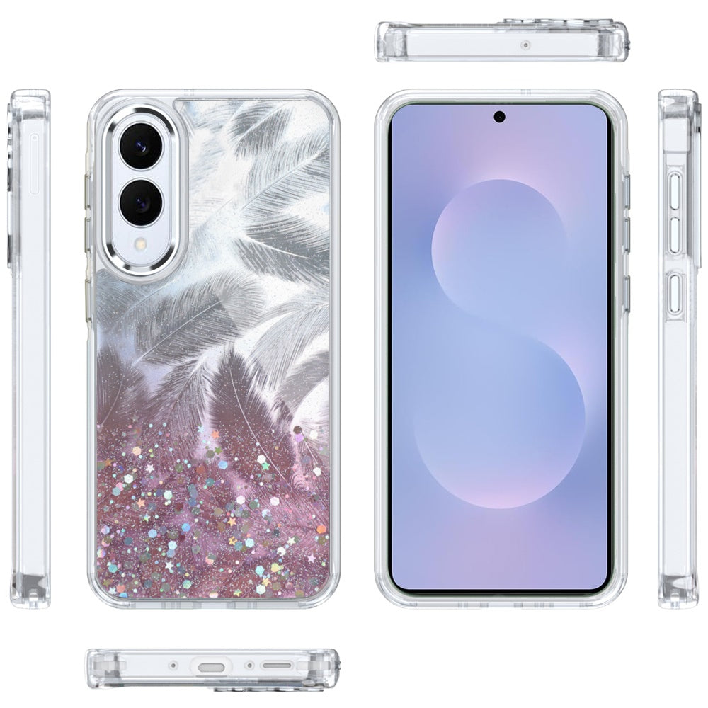 For Samsung Galaxy A16 5G Fashion Epoxy Glitter Shimmer Design, Hybrid Shockproof TPU, Stylish Sparkle Slim TPU Protective Case Cover