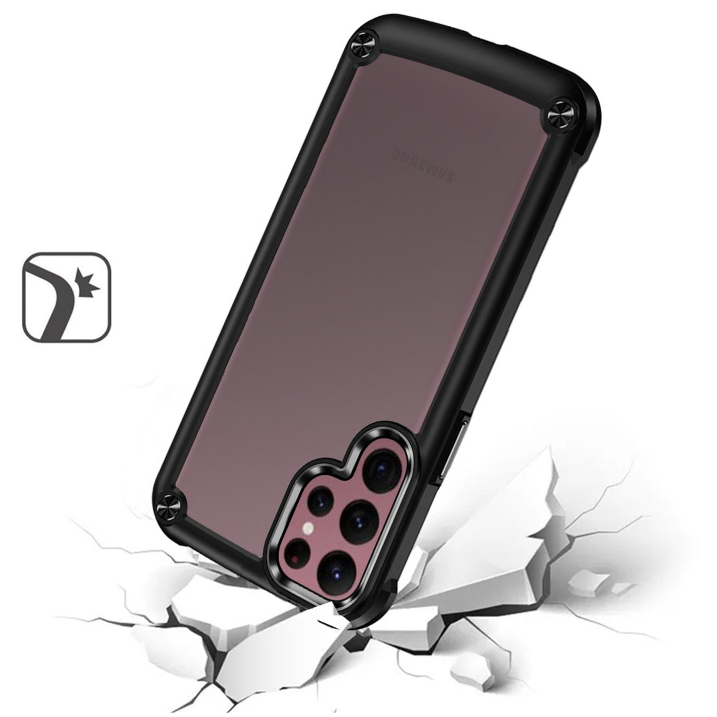 For Apple iPhone 15 Plus (6.7") Heavy Duty Hybrid Clear back Shield Hard PC + TPU Bumper Edge Frame Shockproof Phone Case Cover