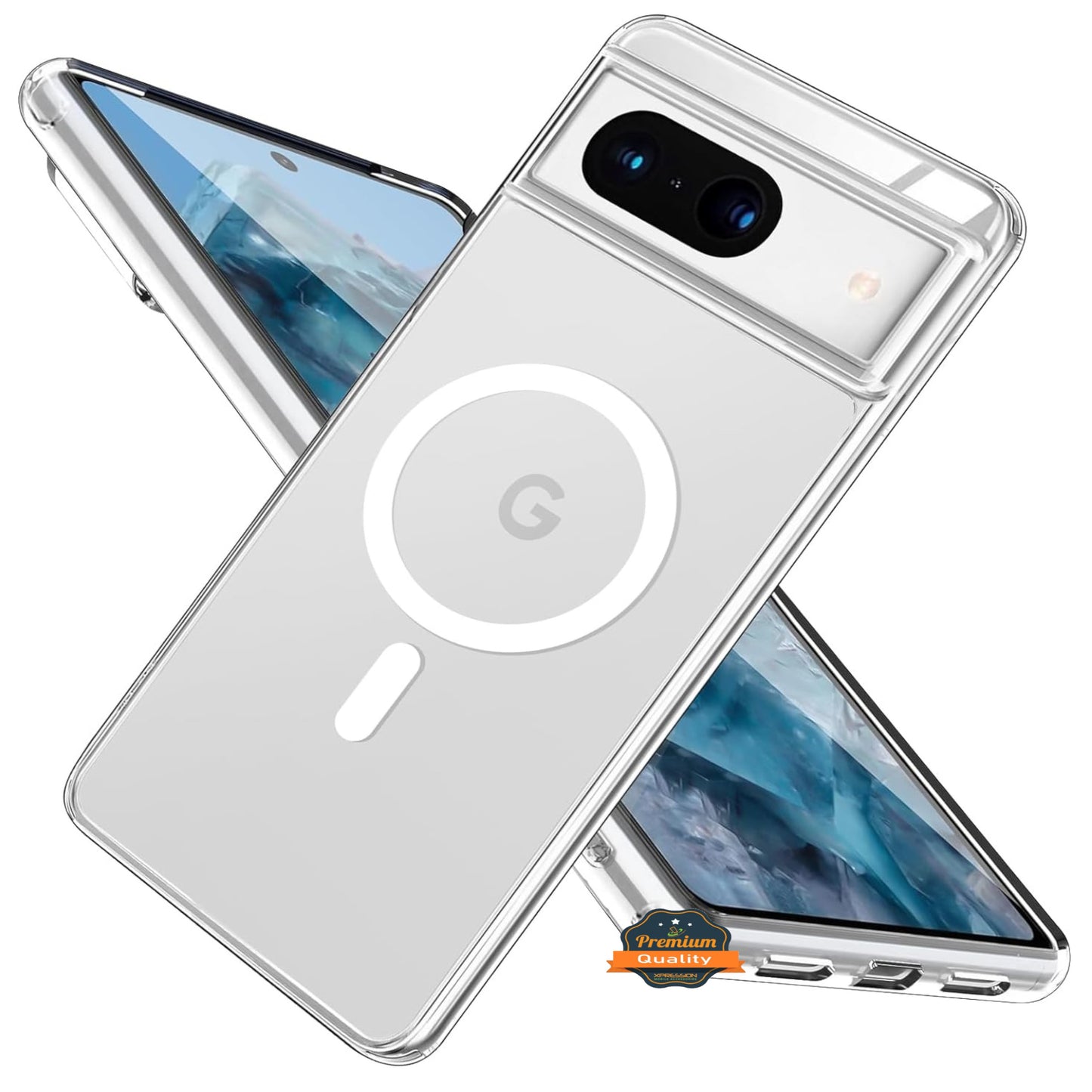 For Apple iPhone 17 Pro Max Hybrid Clear Case Compatible with MagSafe Shockproof Protective Transparent Back, Slim Fit, Wireless Charging Ready Case Cover Clear
