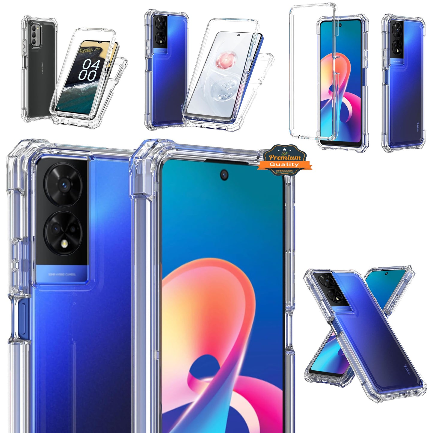 For Motorola Moto G Stylus 5G 2025 Full-Body Dual Layer Hybrid Case Slim, Drop-Proof TPU Hard PC, Durable Corner Front Bumper Protector Case Cover