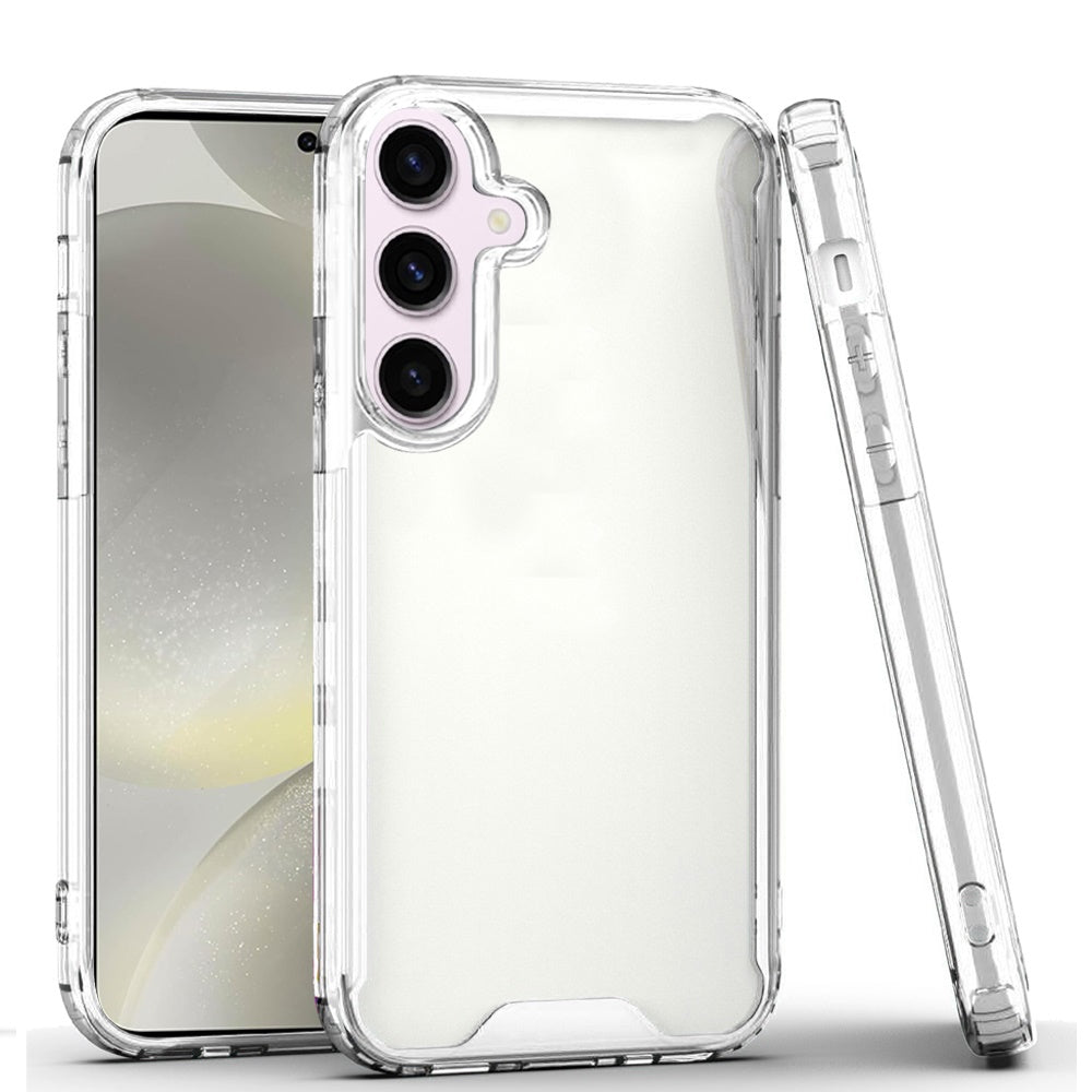 For Samsung Galaxy S25+ /S25 Plus /S24+ Plus Premium Hybrid Clear Shockproof Slim Transparent Hard PC & TPU Bumper Frame Shell Case Cover Clear