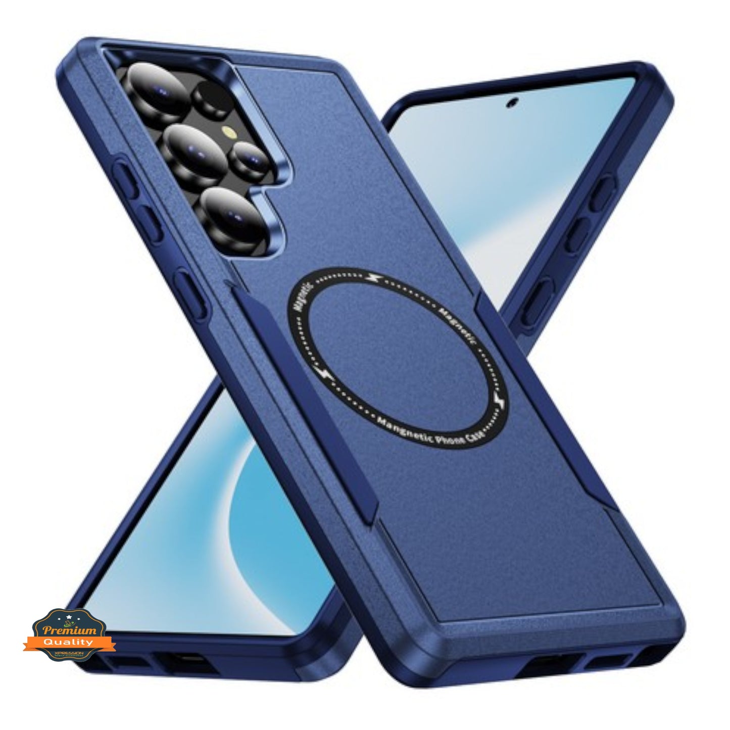 For Samsung Galaxy A26 Heavy Duty Rugged & Dual-Layer Protection and Magnetic Circle Compatible with Magsafe Shockproof Case Cover