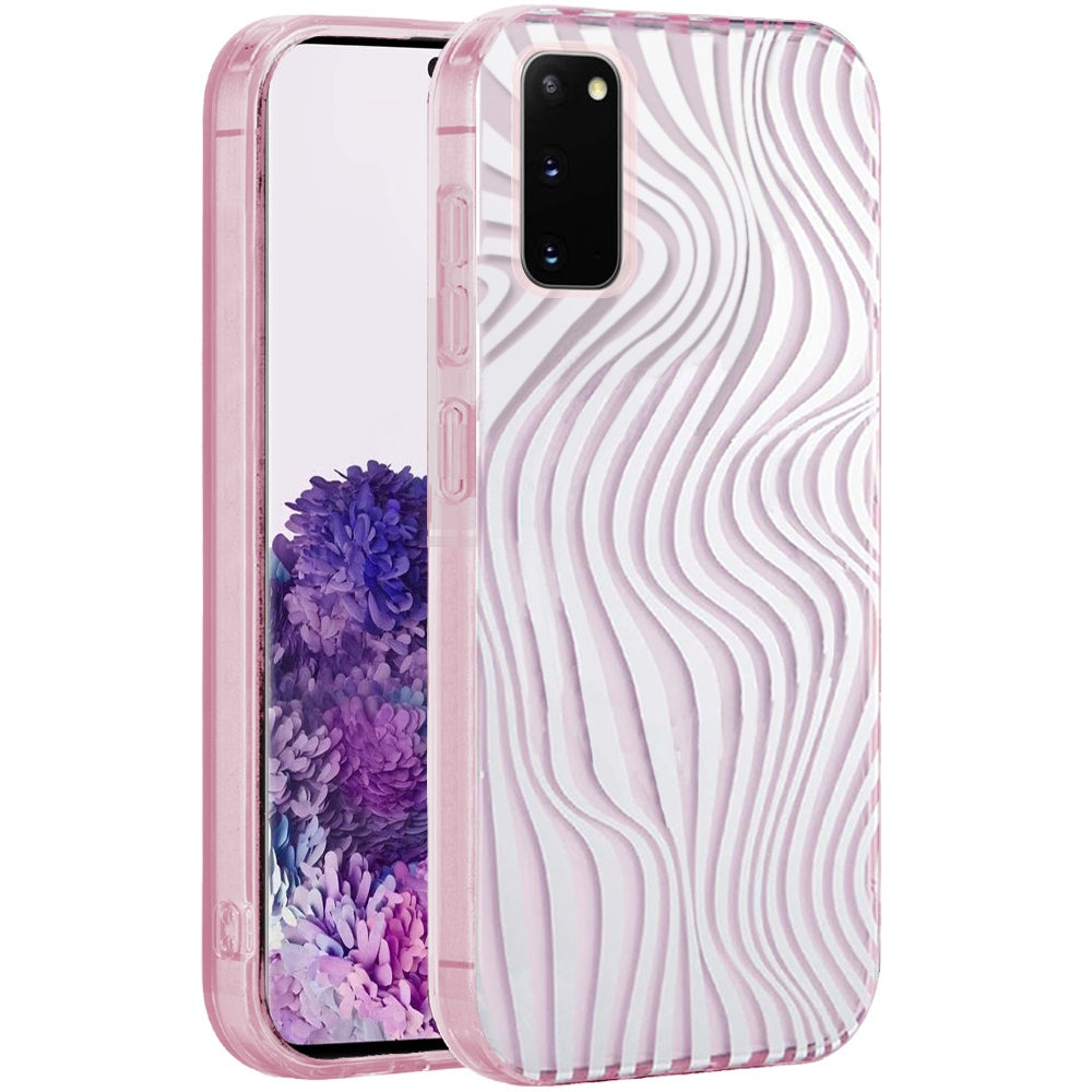 For Samsung Galaxy S20 Ultra Fashion Layer Design Slim IMD TPU Protective, Shockproof Hybrid Stylish Durable Hard PC Case Cover
