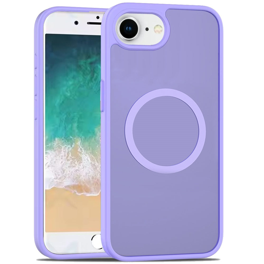 For Apple iPhone 16e (E edition) MagSafe Compatible Case Hybrid Soft TPU Bumper Hard Translucent Matte Back Slim Shockproof Case Cover
