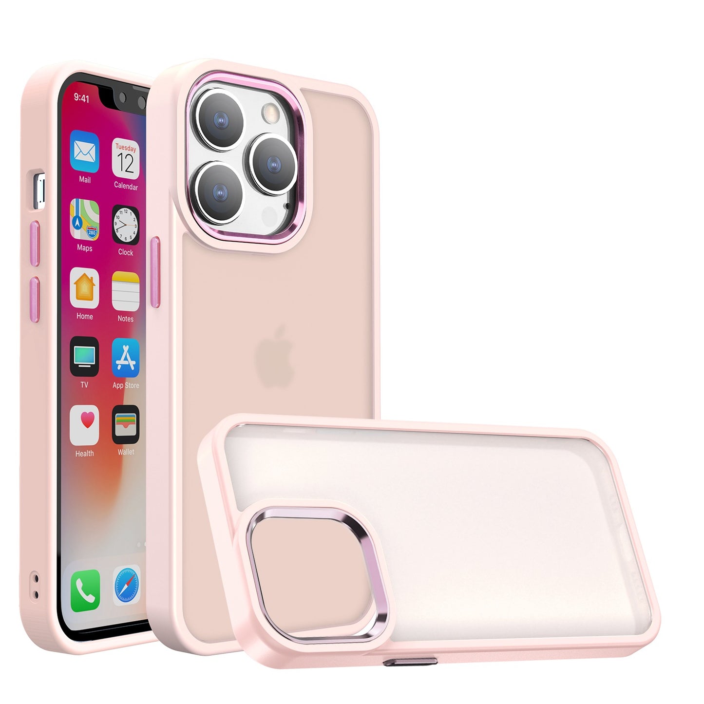 For Samsung Galaxy A16 5G Slim Fit Thin Hybrid Frosted Matte Polished Oil Thick Acrylic Hard PC TPU Rubber Frame Case Cover