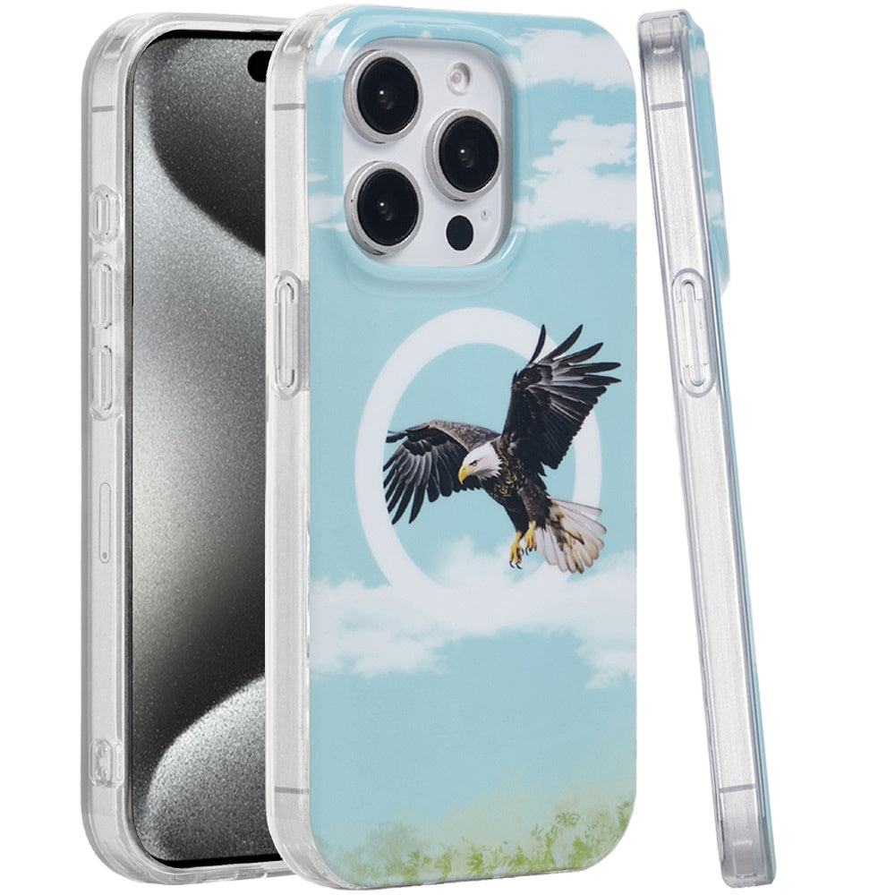 For Apple iPhone 16 Pro (6.3") Durable Fashion IMD Printed Design TPU Slim Shockproof Protective Case with Stylish Pattern Case Cover