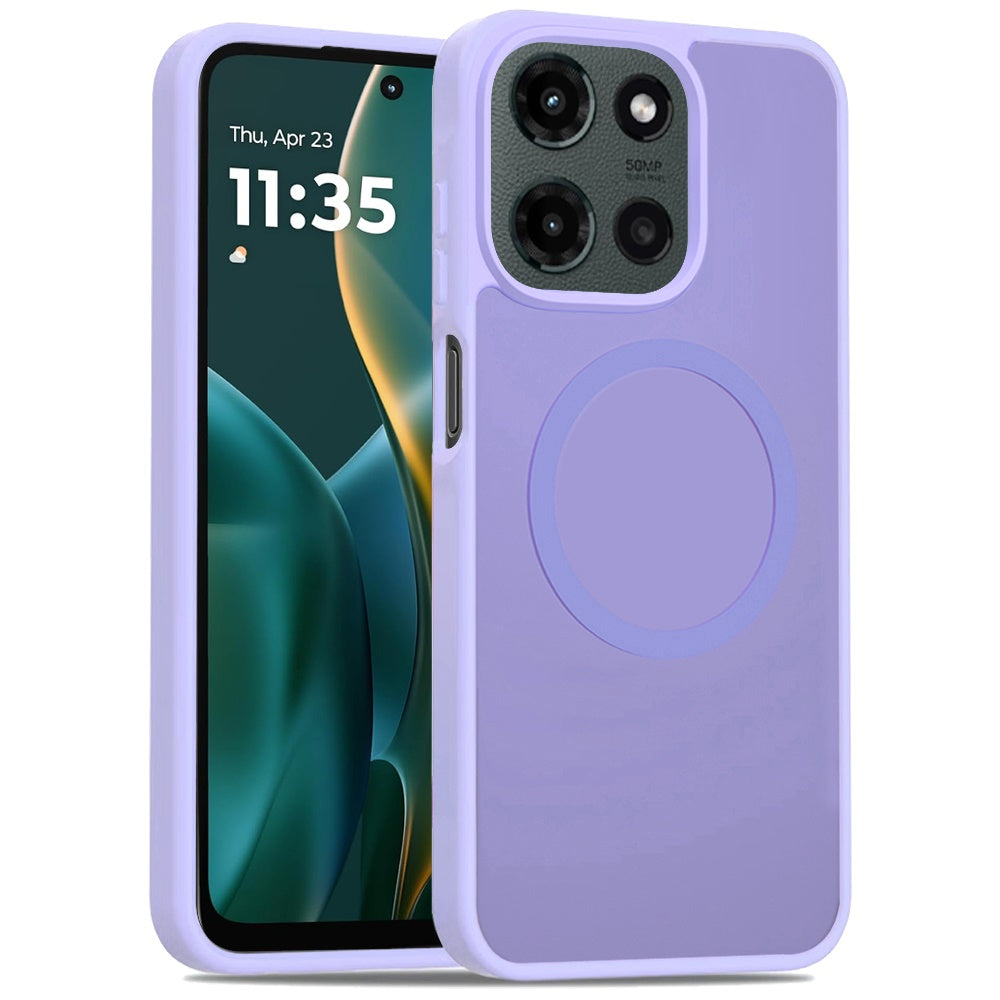 For Motorola Moto G Stylus 5G 2025 MagSafe Compatible Case Hybrid Soft TPU Bumper Hard Translucent Matte Back Slim Shockproof Case Cover