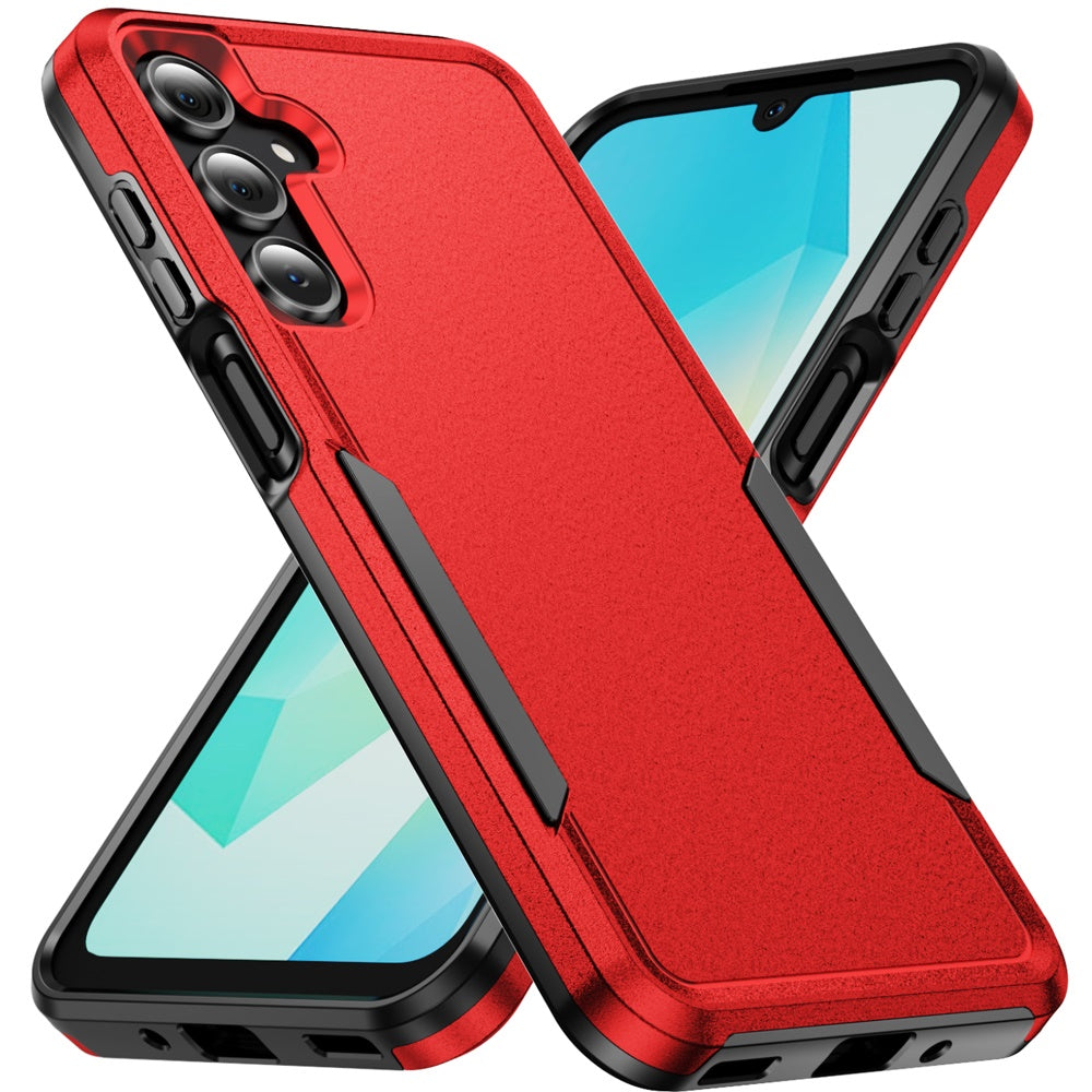 For Samsung Galaxy A16 5G Heavy Duty Shockproof Dual Layer Drop Protection Tough Hybrid Rugged Rubber Armor Defend Case Cover