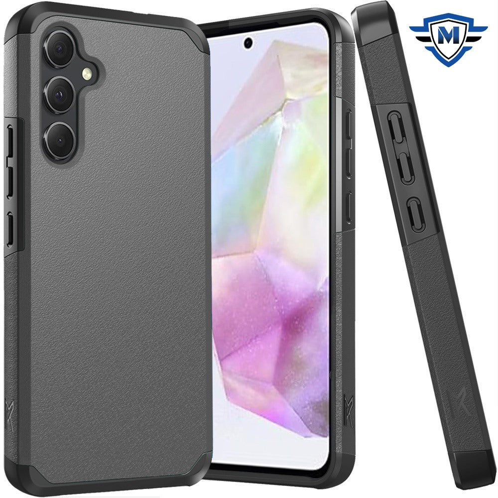 For Samsung Galaxy A36 Premium Slim Tough 2in1 Hybrid Case Dual-Layer PC TPU Rubber Armor with Shockproof Protection Case Cover