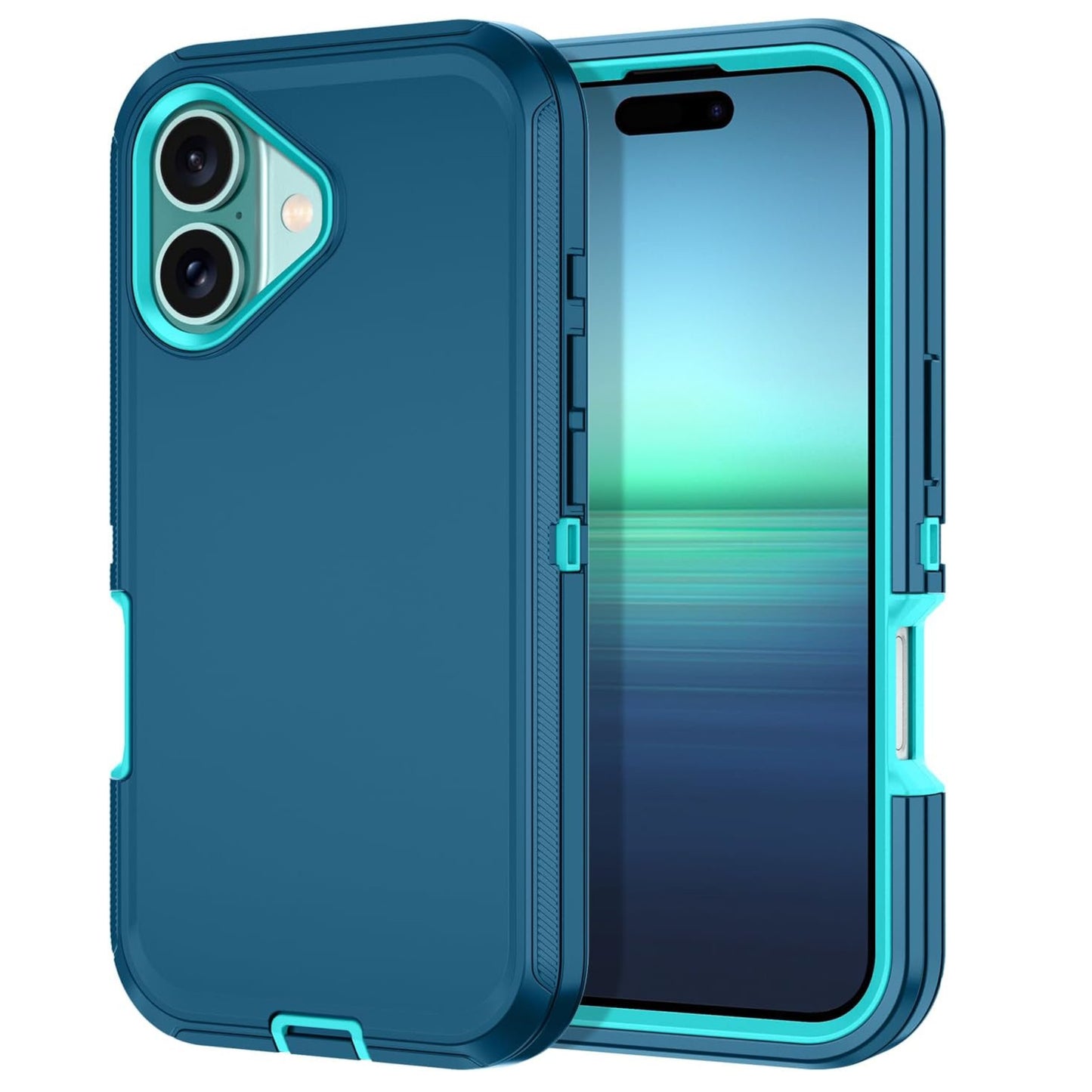 For Samsung Galaxy A16 5G Delux Armor Case Shockproof Rugged 3-Layer Protection Hybrid Heavy Duty with Enhanced Durability Case Cover