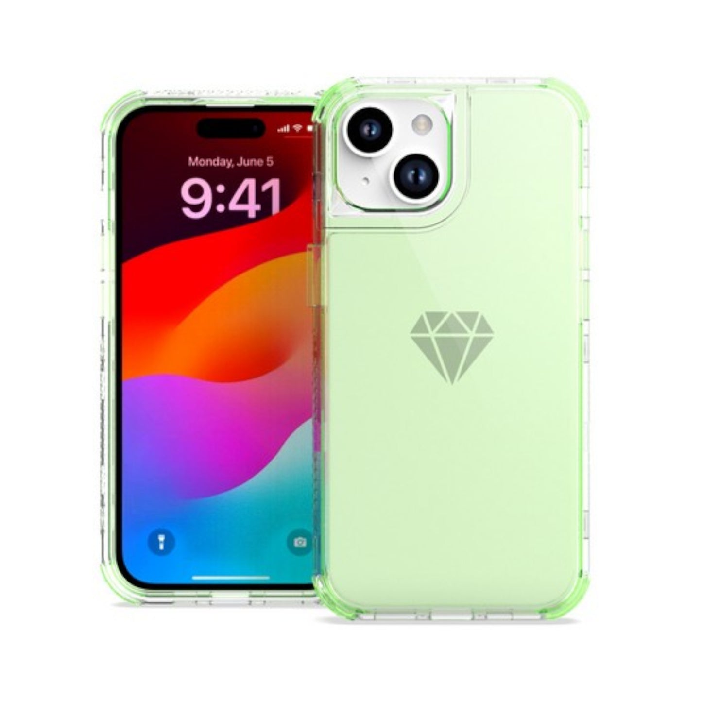 For Apple iPhone 15 Plus (6.7") Hybrid Transparent 3in1 Corner Tough Durable Detachable Shockproof Frame Hard PC + TPU Phone Case Cover