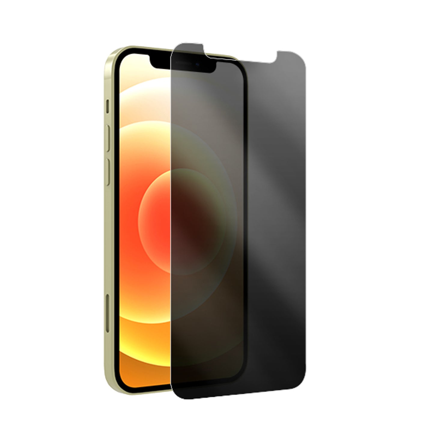 For Apple iPhone 16 Pro (6.3") Privacy Screen Protector Anti Spy 9H Dark Tempered Glass Screen Film Guard Case Friendly Case Cover Black