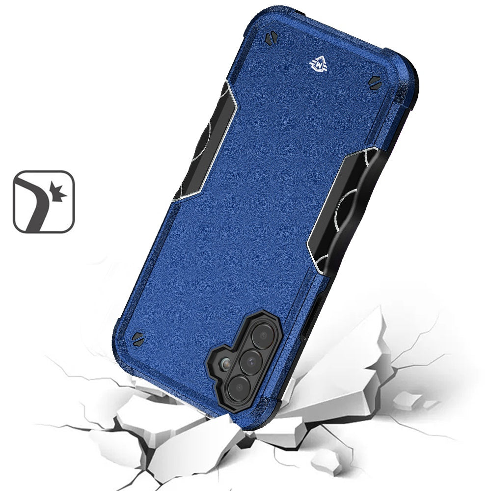 For Samsung Galaxy A16 5G Back Hybrid Slim Fit Thin Lightweight Shockproof Hard PC Bumper Frame 2in1 Armor Protection Case Cover