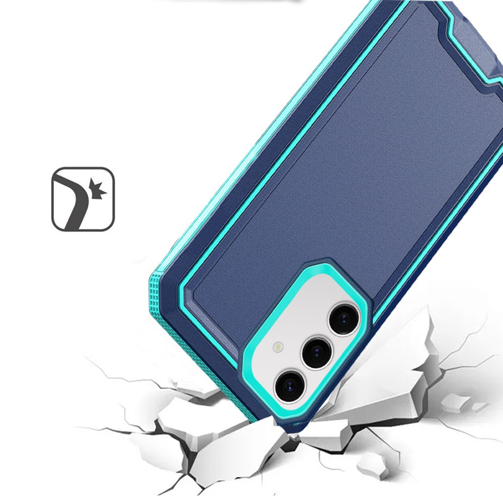For Samsung Galaxy S25+ /S25 Plus /S24+ Plus Tough Modern Fused Hybrid Armor Hard PC TPU Rubber Shockproof Drop Protection Impact Case Cover