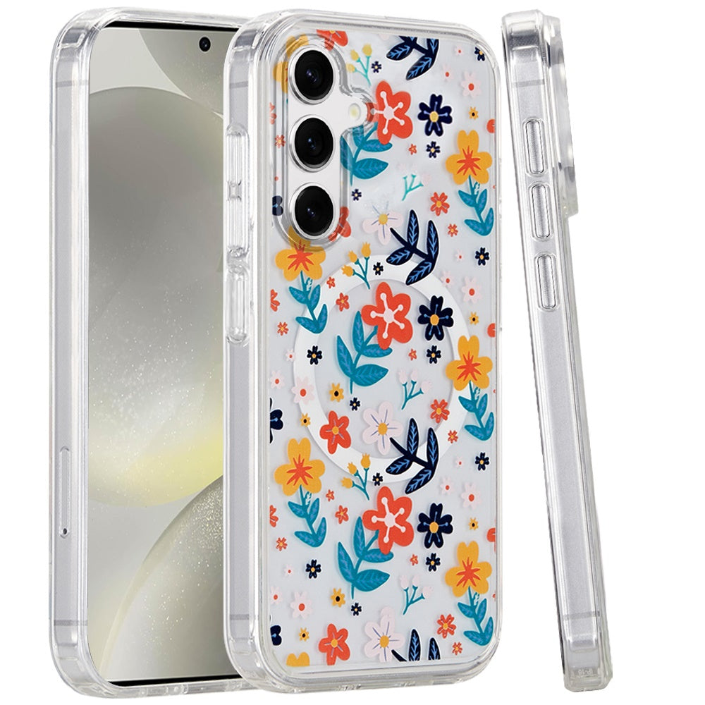 For Samsung Galaxy A16 Cute Fashion Pattern Design, Durable Shockproof Slim TPU Hard Back, MagSafe Compatible Case Cover