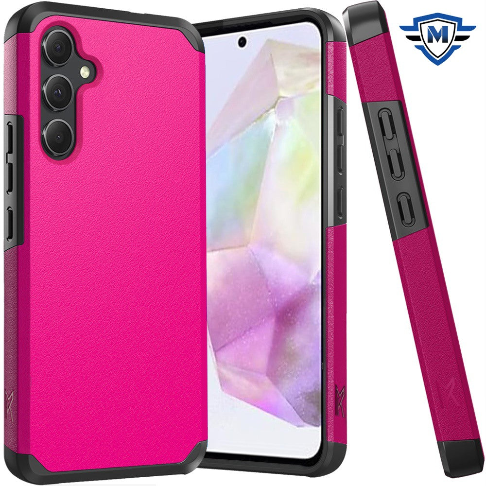 For Samsung Galaxy A36 Premium Slim Tough 2in1 Hybrid Case Dual-Layer PC TPU Rubber Armor with Shockproof Protection Case Cover