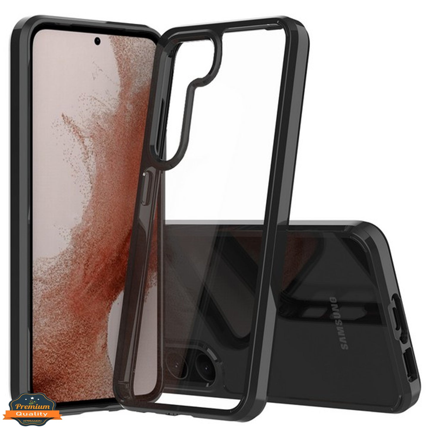 For Samsung Galaxy A26 Crystal HD Clear Back Hybrid Case TPU Bumper Frame Slim Shockproof Hard Defender Case Cover