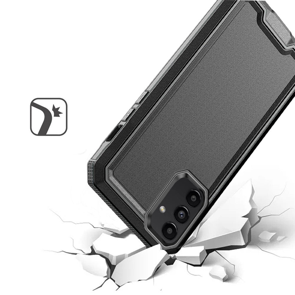 For Samsung Galaxy A16 5G Premium Fused Hybrid Tough Strong Hard PC TPU Rubber Shockproof Drop Protection Impact Case Cover