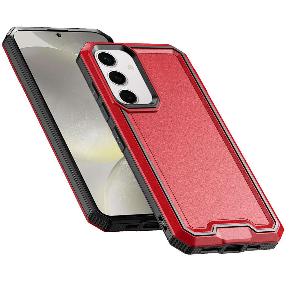 For Samsung Galaxy S25+ /S25 Plus /S24+ Plus Tough Modern Fused Hybrid Armor Hard PC TPU Rubber Shockproof Drop Protection Impact Case Cover