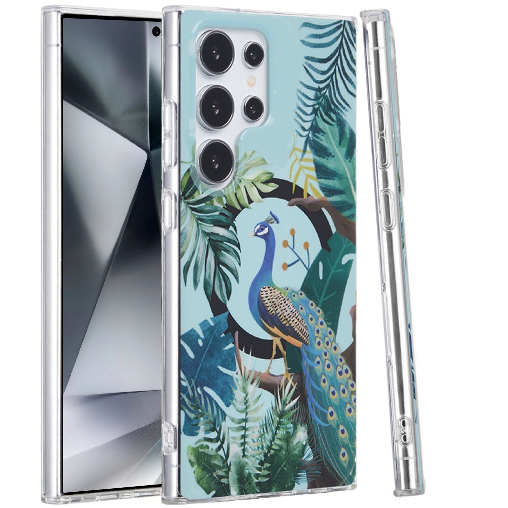 For Samsung Galaxy S25 Ultra Durable Fashion IMD Printed Design TPU Slim Shockproof Protective Case with Stylish Pattern Case Cover