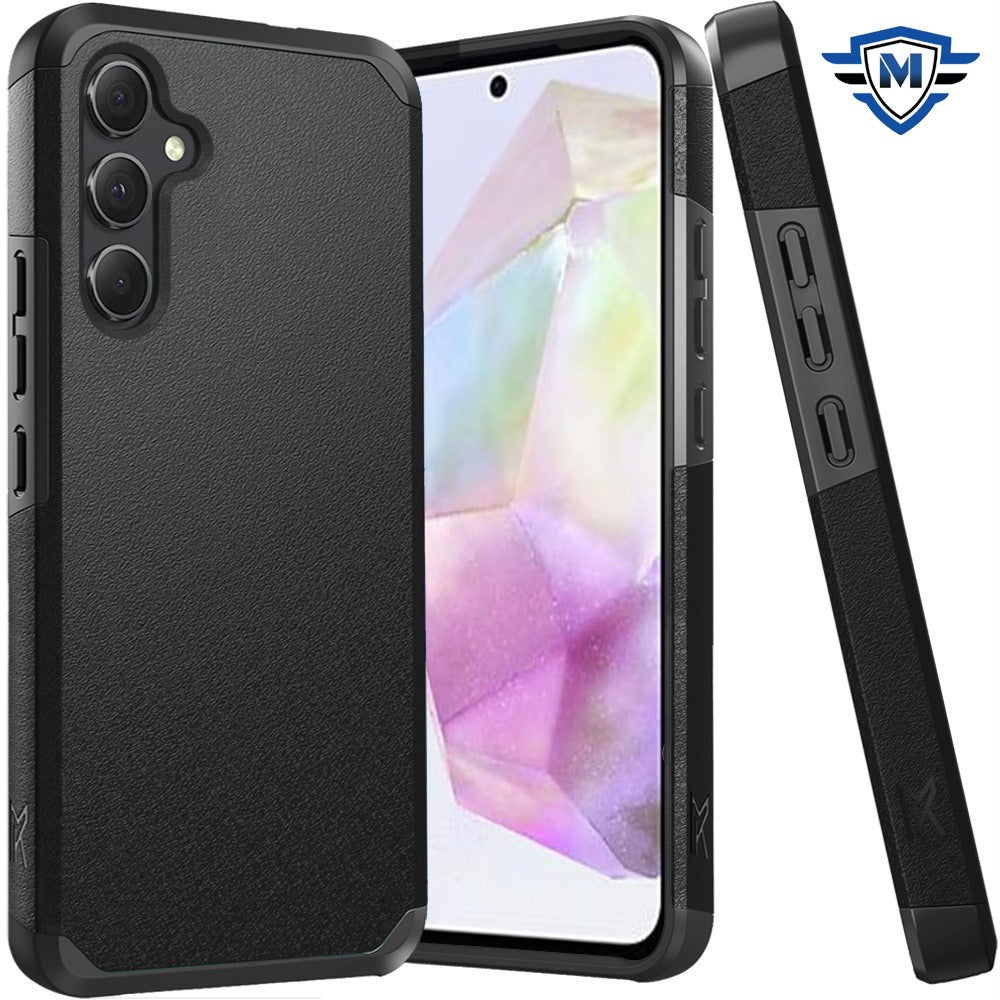 For Samsung Galaxy A36 Premium Slim Tough 2in1 Hybrid Case Dual-Layer PC TPU Rubber Armor with Shockproof Protection Case Cover