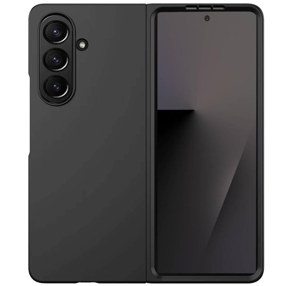 For Samsung Galaxy Z Fold 7 Snap-On Flip Premium Matte Finish Slim Lightweight Protective PC + Rubber TPU Hard Shell Case Cover