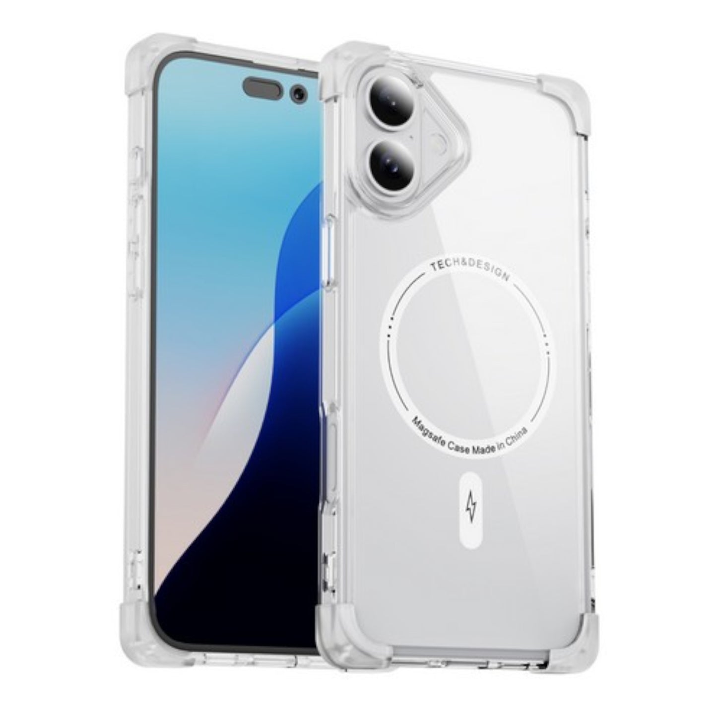 For Samsung Galaxy S25+ S25 Plus /S24+ Slim Fit Hybrid Case Clear Corner Bumper MagSafe Compatible, Hard TPU Rubber Shockproof Case Cover