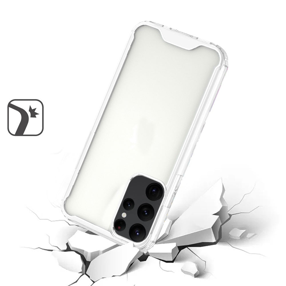 For Samsung Galaxy S25 Ultra Premium Hybrid Clear Shockproof Slim Transparent Hard PC & TPU Bumper Frame Shell Case Cover Clear