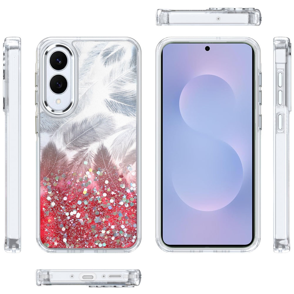 For Samsung Galaxy A16 5G Fashion Epoxy Glitter Shimmer Design, Hybrid Shockproof TPU, Stylish Sparkle Slim TPU Protective Case Cover
