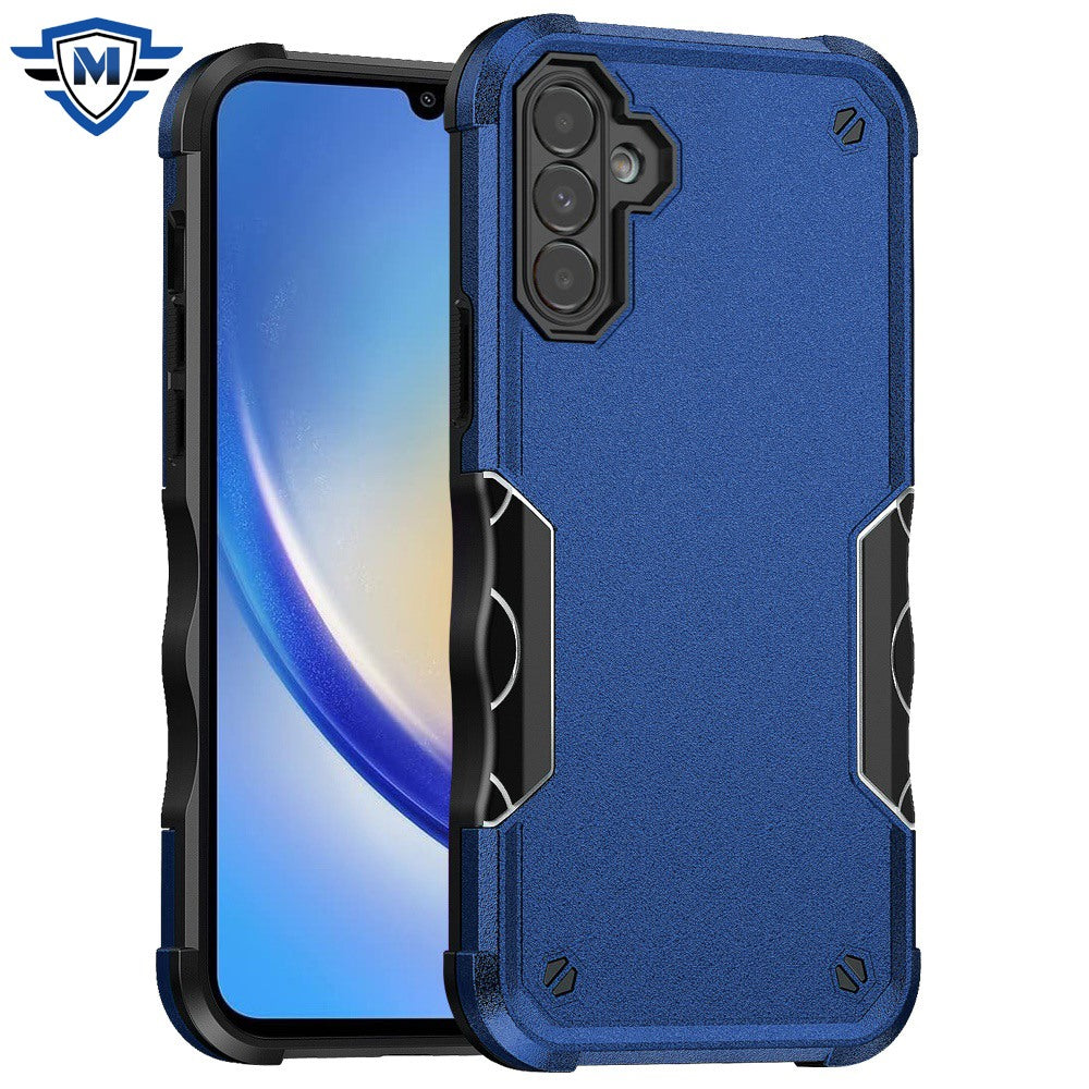 For Samsung Galaxy A16 5G Back Hybrid Slim Fit Thin Lightweight Shockproof Hard PC Bumper Frame 2in1 Armor Protection Case Cover