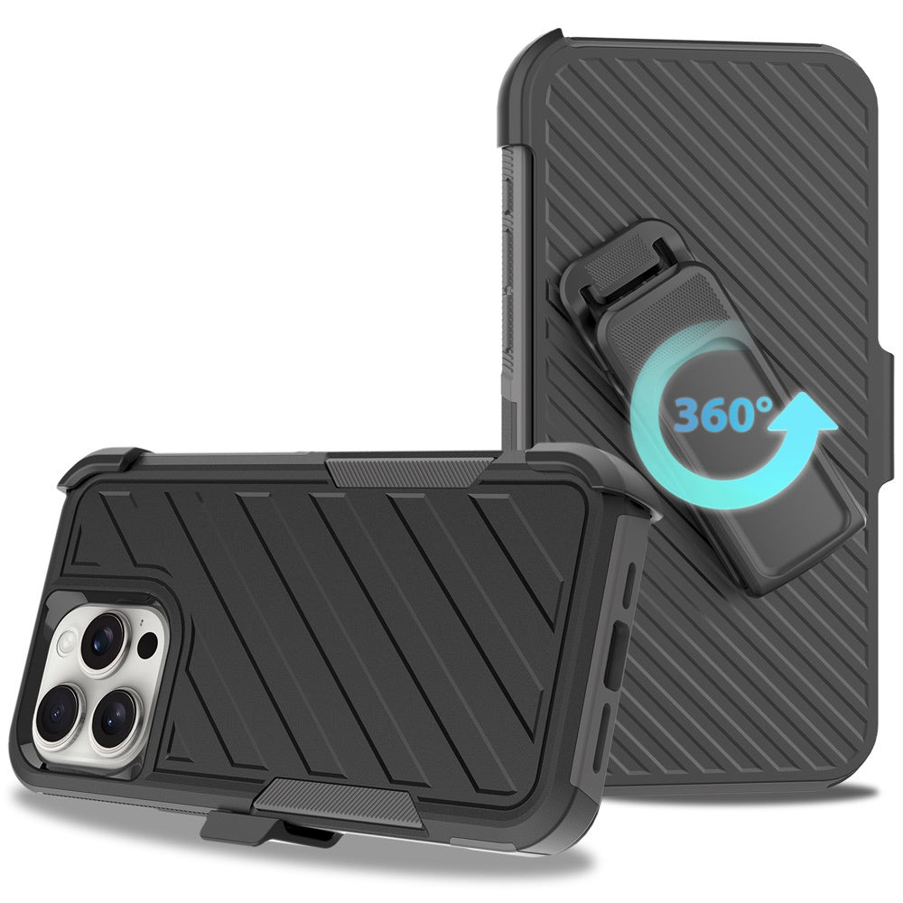For Samsung Galaxy A26 Rugged 2in1 Armor Combo Belt Clip Holster, Non-Slip Tough Hybrid lined Shockproof Case Case Cover