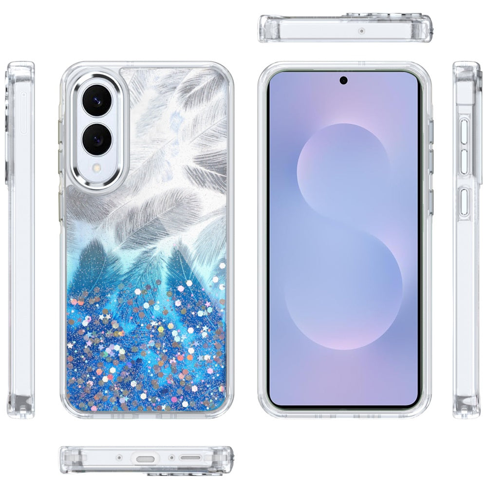 For Samsung Galaxy A16 5G Fashion Epoxy Glitter Shimmer Design, Hybrid Shockproof TPU, Stylish Sparkle Slim TPU Protective Case Cover