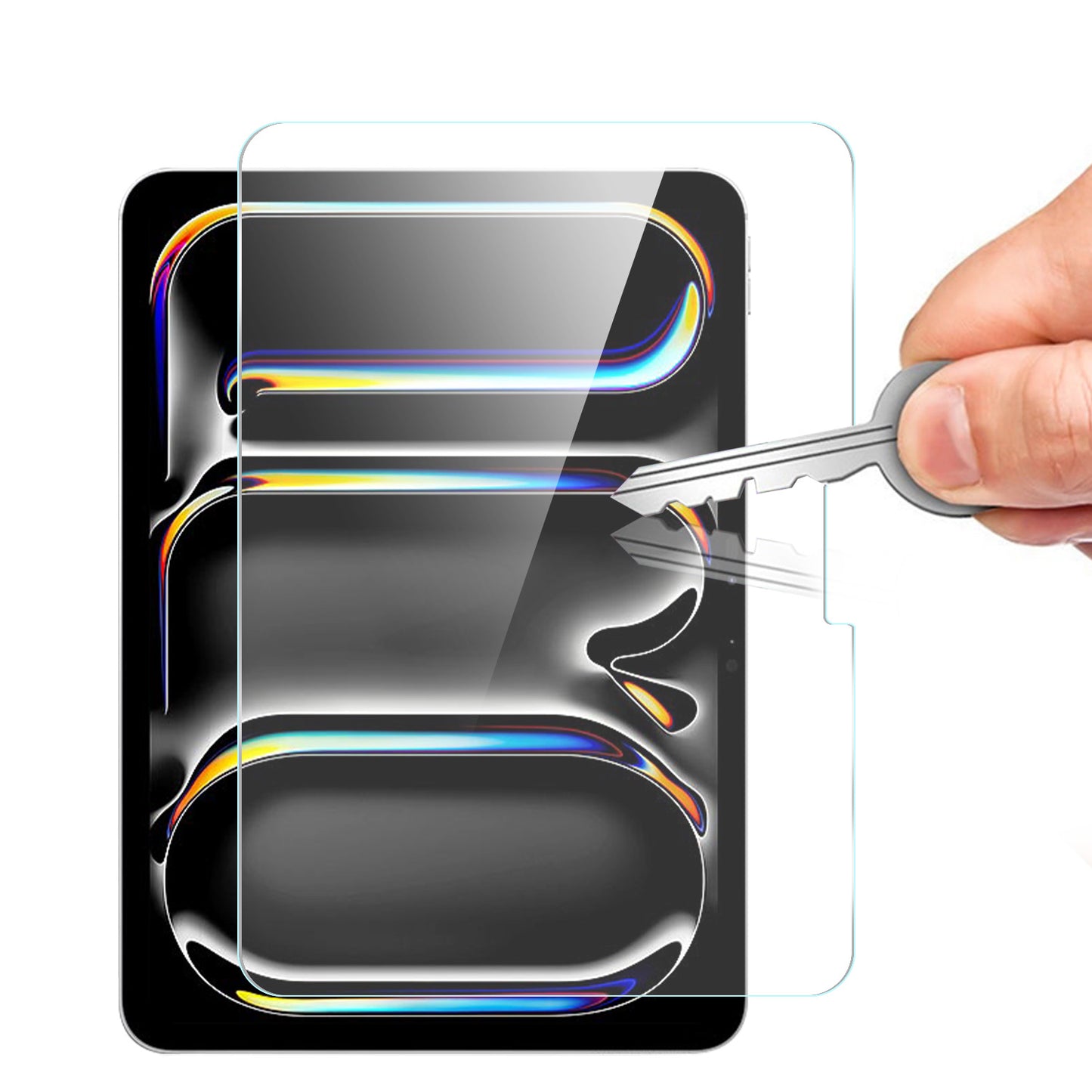 For Apple iPad (A16) 2025 /iPad 10th Gen 10.9 Tempered Glass Screen Protector 9H Hardness, Touchpad Compatible, Case Friendly, Bubble Free, AB Glue, Ultra HD Protector Clear