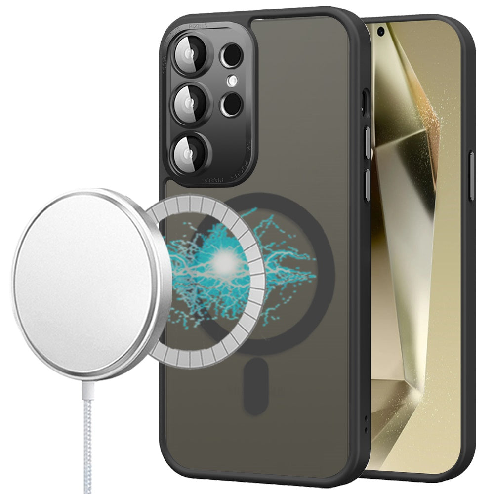 Complete Protection HQ Matte Translucent Hybrid Shockproof w/ Camera Protector Compatible with MagSafe