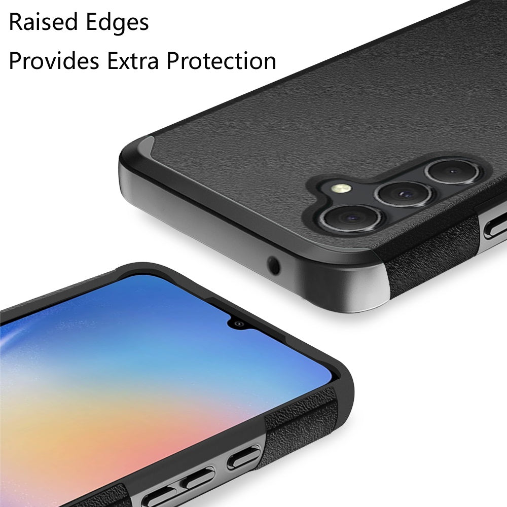 For Samsung Galaxy A36 Slim Tough Shockproof Hybrid with Dual Layer Hard PC + TPU Protection, Armor for Strong Drop & Impact Resistance Case Cover