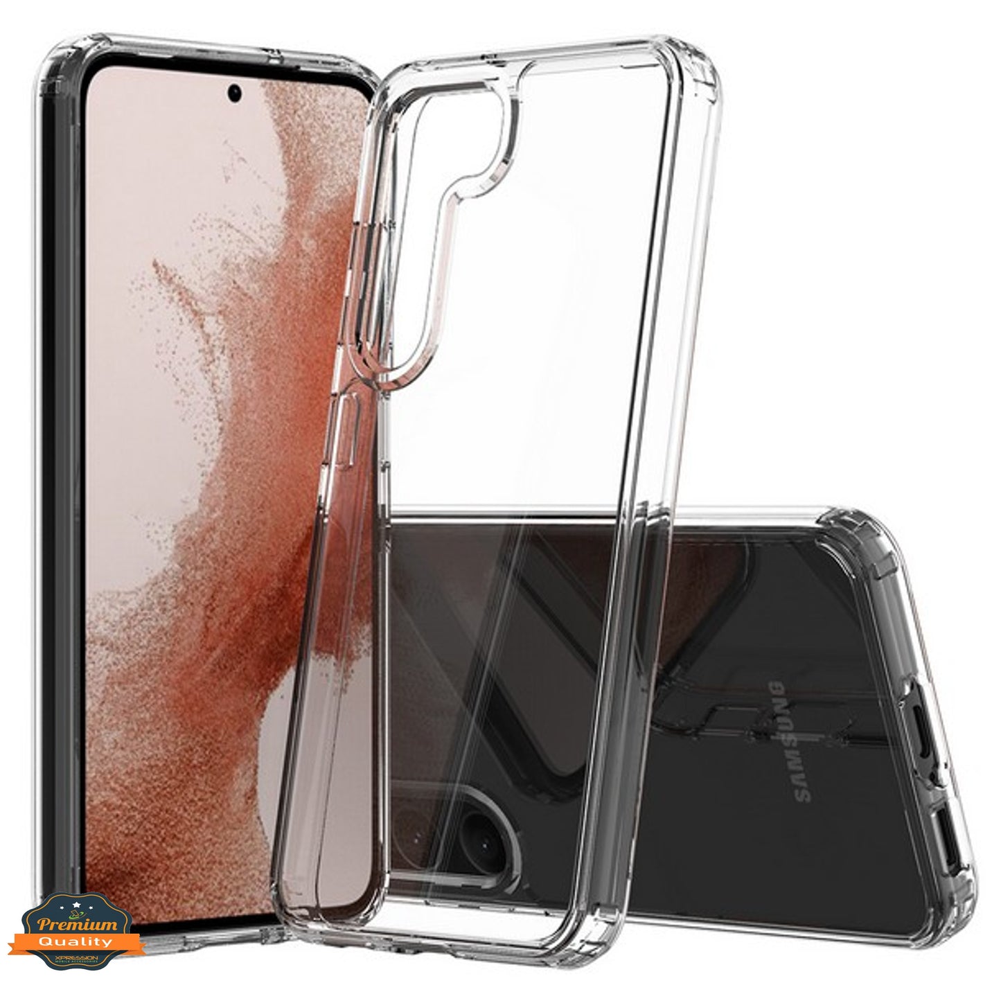 For Samsung Galaxy A26 Crystal HD Clear Back Hybrid Case TPU Bumper Frame Slim Shockproof Hard Defender Case Cover