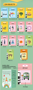 Early Education Flash Card Machine with English Audio Book, Talking Dinosaur Learning Toy for Kids with 224 Sight Words