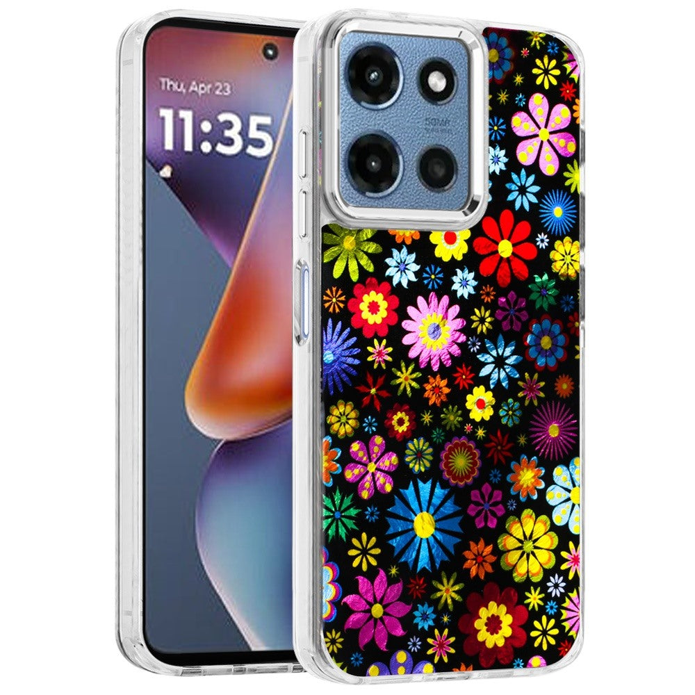 For Motorola Moto G Stylus 5G 2025 Fashion Beautiful Epoxy Design Hybrid Fashion Stylish TPU Protective, Shockproof Hybrid PC Case Cover
