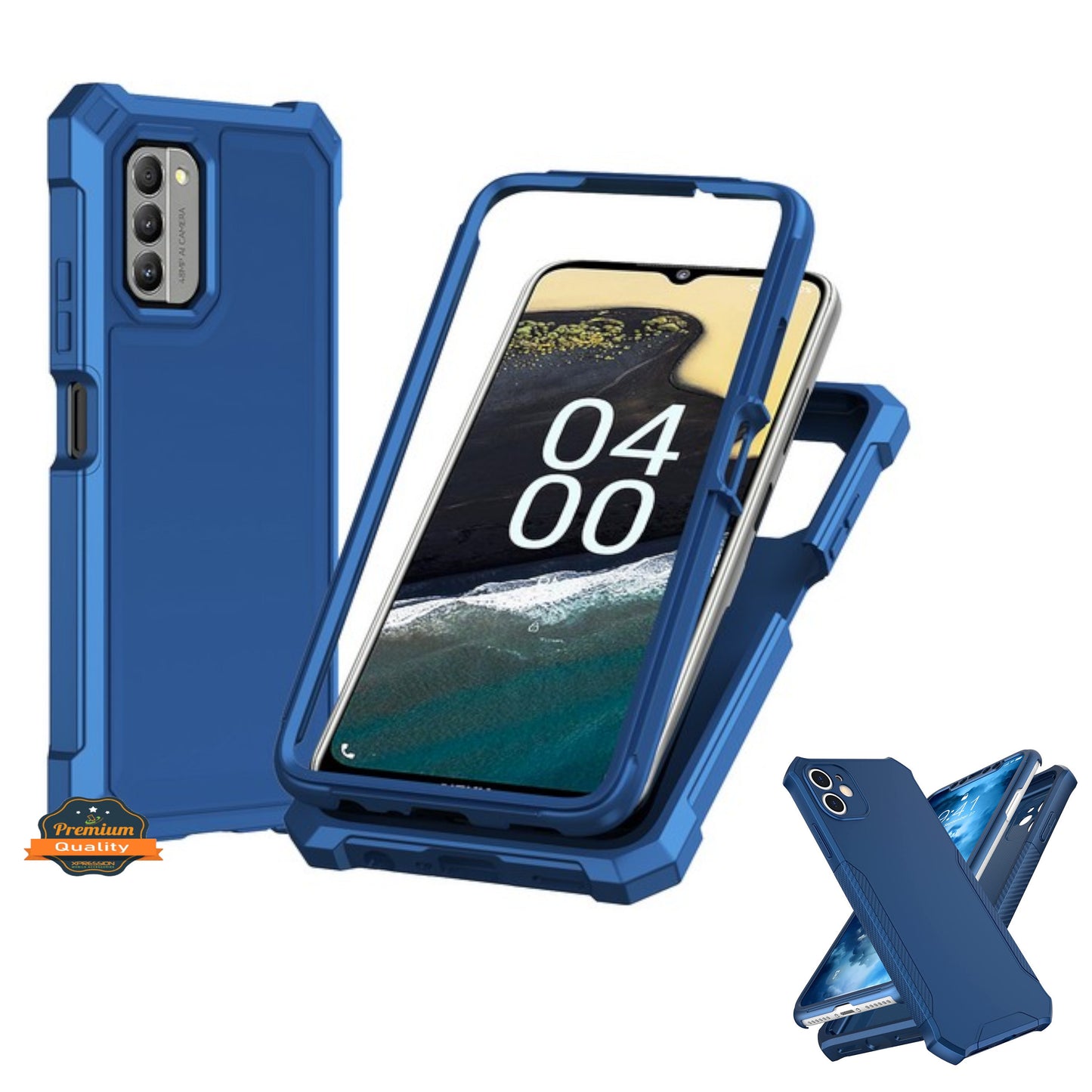 For Motorola Moto G Stylus 5G 2025 Full-Body Dual Layer Hybrid Case Slim, Drop-Proof TPU Hard PC, Durable Corner Front Bumper Protector Case Cover