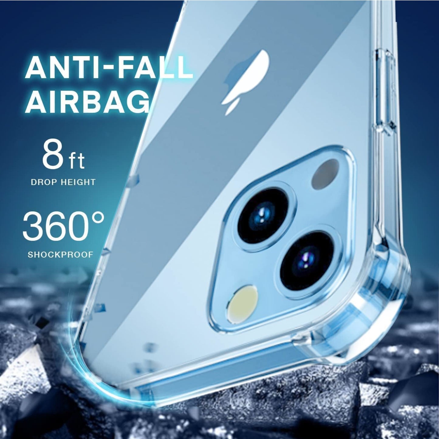 For Apple iPhone 15 Plus (6.7") Hybrid Transparent 3in1 Corner Tough Durable Detachable Shockproof Frame Hard PC + TPU Phone Case Cover