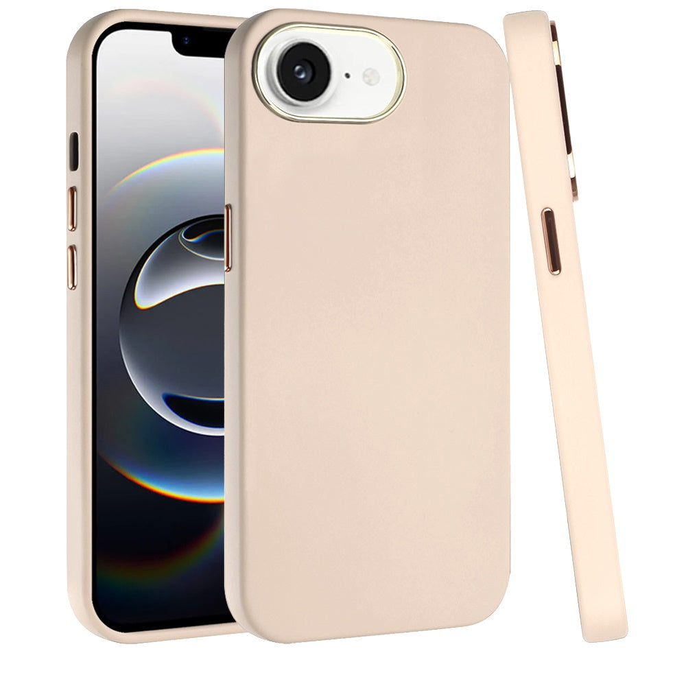 For Apple iPhone 16e Hybrid Armor Shockproof, Durable Bumper Rubber Gummy Gel Slick Hard PC Silicone TPU Case Cover