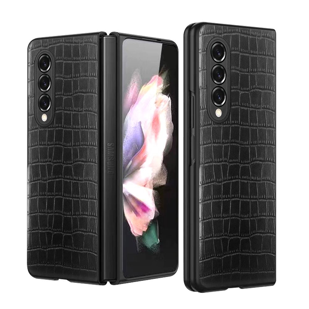 For Motorola Razr 2025 Premium PU Vegan Leather Hard Snap-On Slim Protective Shell Cover, Elegant Finish Case Cover