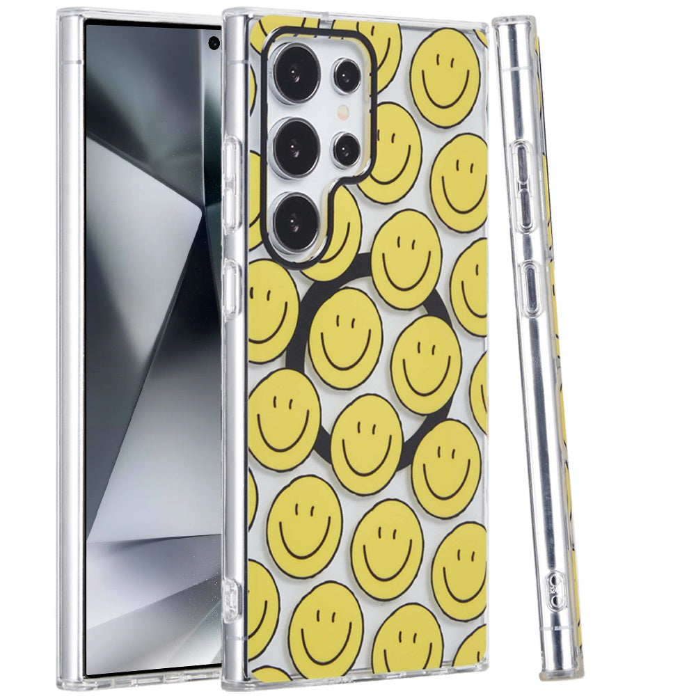 For Samsung Galaxy S25 Ultra Durable Fashion IMD Printed Design TPU Slim Shockproof Protective Case with Stylish Pattern Case Cover