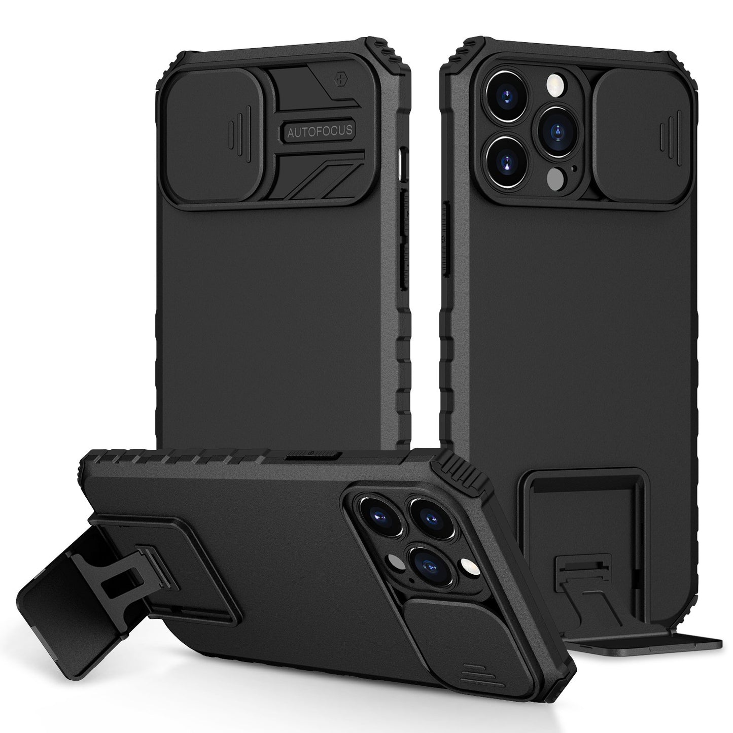 For Samsung Galaxy A16 5G Hybrid Hard PC & TPU Rubber Shockproof with Easy Viewing Kickstand & Covered Camera Protection Case Cover