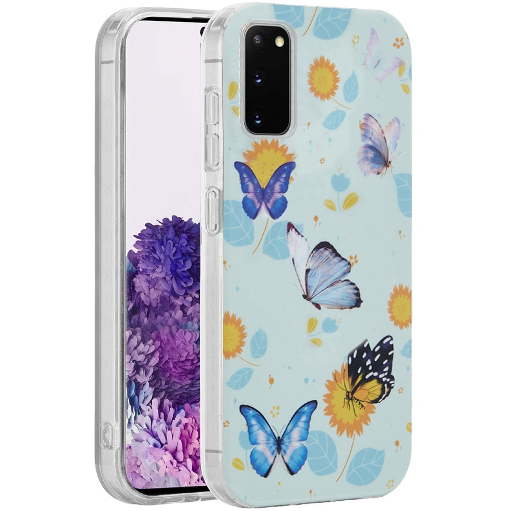 For Samsung Galaxy S20+ Plus Fashion Layer Design Slim IMD TPU Protective, Shockproof Hybrid Stylish Durable Hard PC Case Cover