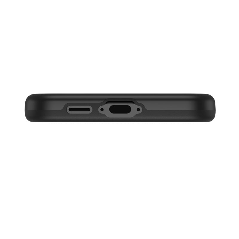 For Hybrid Slim Shockproof Bumper Protective Hard PC + Rubber TPU Phone Cover Bravo Series Case for Samsung Galaxy S24 Fan Edition - Black Case Cover Black